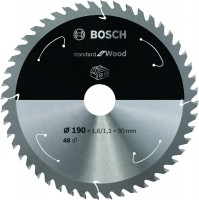Bosch 2608837710 Standard for Wood Circular Saw Blade for Cordless Saws 190x1.6/1.1x30 T48 £27.99